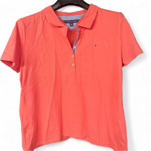 Tommy Hilfiger Women's Coral Button Down Shirt